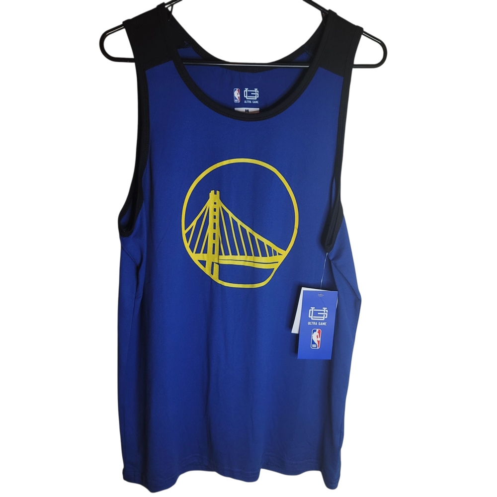NBA Golden State Warriors Steph Curry Jersey Top with Black Trim SIZE (M)